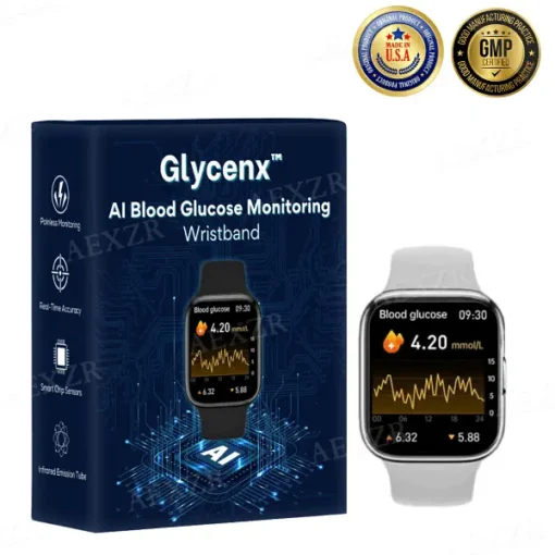 Glycenx™ AI Blood Glucose Monitoring Wristband - Image 9