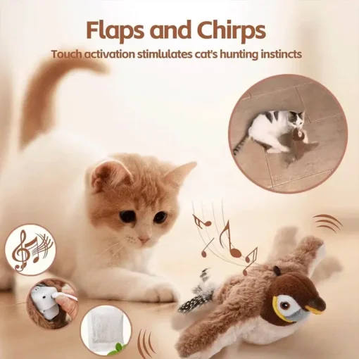 Winter Sale Interactive Chirping Bird Cat Toy