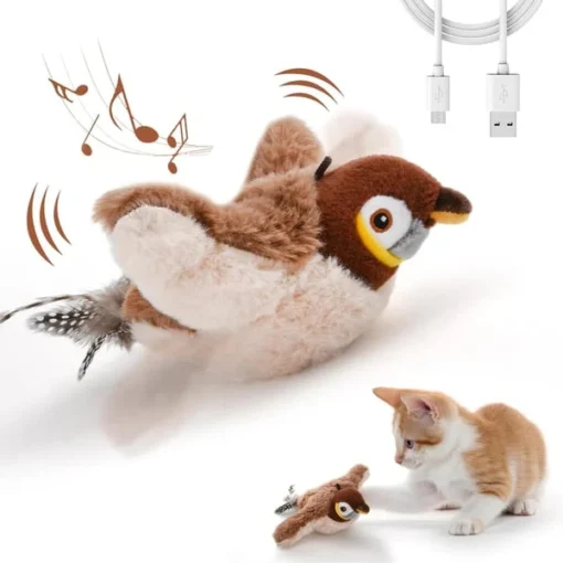 Winter Sale Interactive Chirping Bird Cat Toy - Image 12