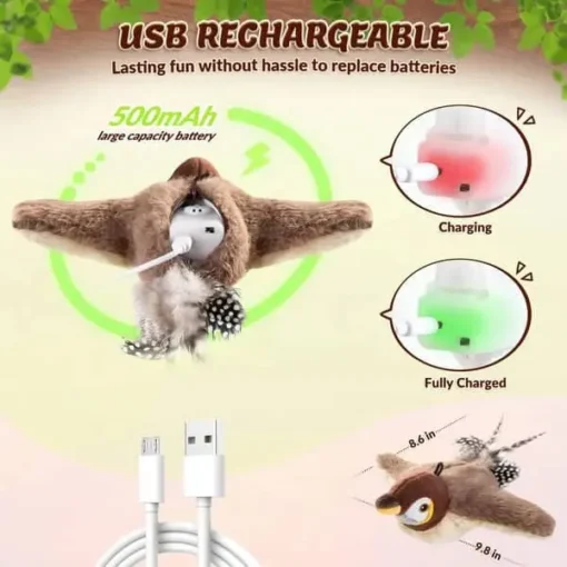 Winter Sale Interactive Chirping Bird Cat Toy - Image 8