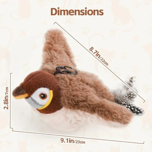 Winter Sale Interactive Chirping Bird Cat Toy - Image 9