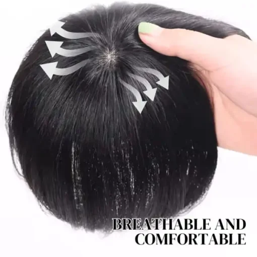 Natural Clip-In Hair Topper - Image 7