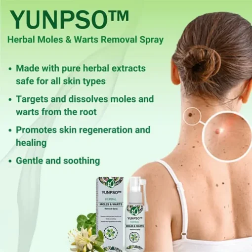 YUNPSO Herbal Moles & Warts Removal Spray - Image 3